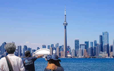 Walking tour, hop-on hop-off bus Tour, and cruise in Toronto